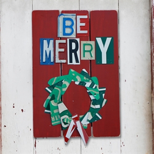 Picture of "Be Merry" - Red