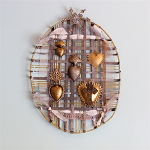 Picture of Vintage Heart Wall Decor with Lockets