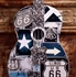 Picture of Blue and Black Route 66 Guitar