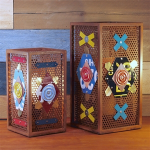 Picture of Aztec Lanterns - set of two