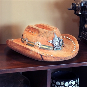 Picture of Carved Cowboy Hat